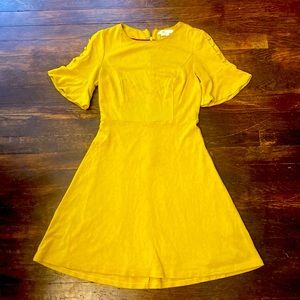 Boden Mustard Jersey Dress